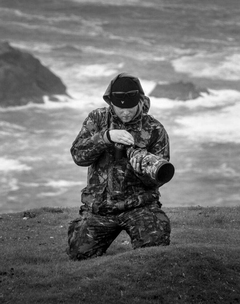 Me, myself and I at Hermaness, Shetland Islands, Scotland
